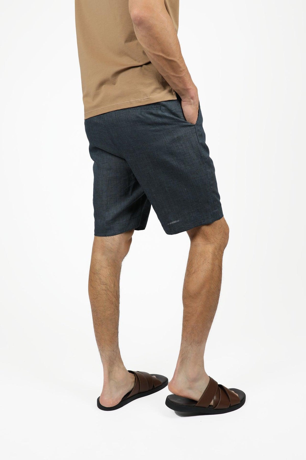 Houndstooth Shorts JHSH25 - Harrys for Menswear