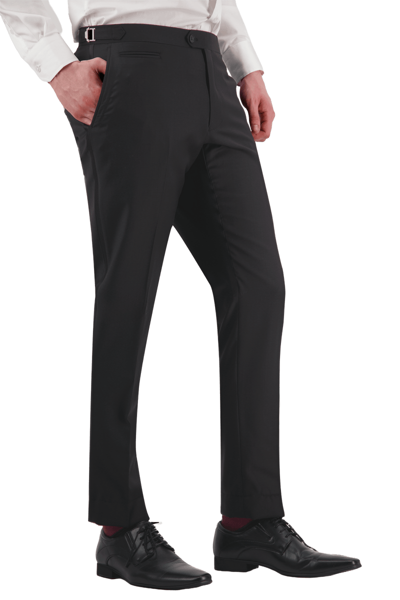 Jotham D9 - Black Dinner Trouser - Harrys for Menswear