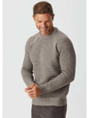 Merino Moss Stitch Crew - 2175Mo - Harrys for Menswear