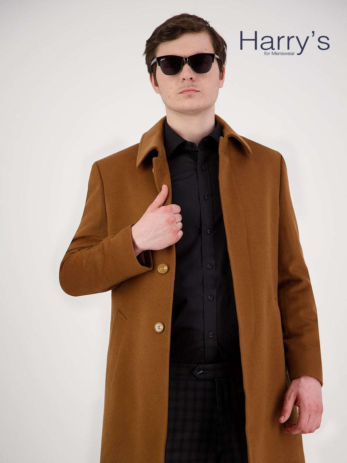Stephen - Overcoat Savile Row - Harrys for Menswear