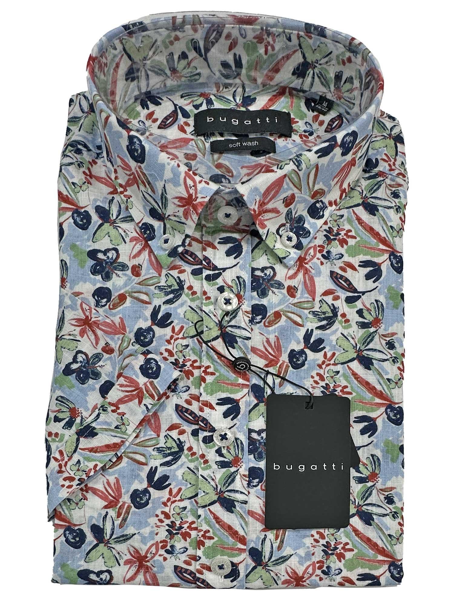 Bugatti S/S Shirt - 58341A - 320 - Harrys for Menswear