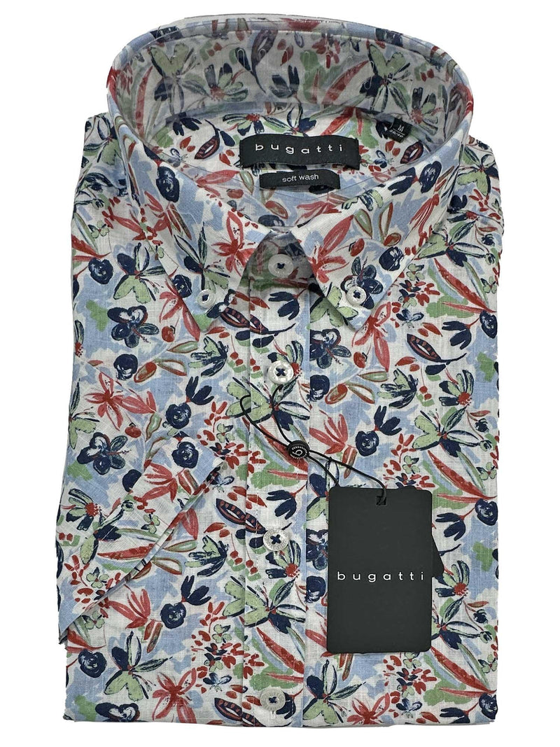 Bugatti S/S Shirt - 58341A - 320 - Harrys for Menswear