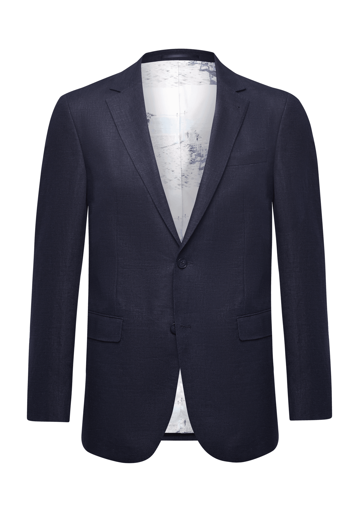 Abram Navy - SL7 - Linen Suit - Harrys for Menswear