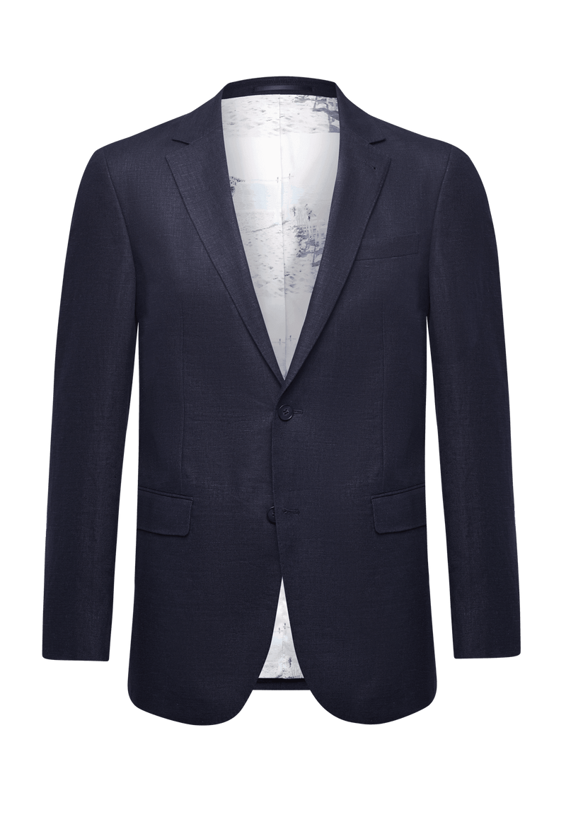Abram Navy - SL7 - Linen Suit - Harrys for Menswear
