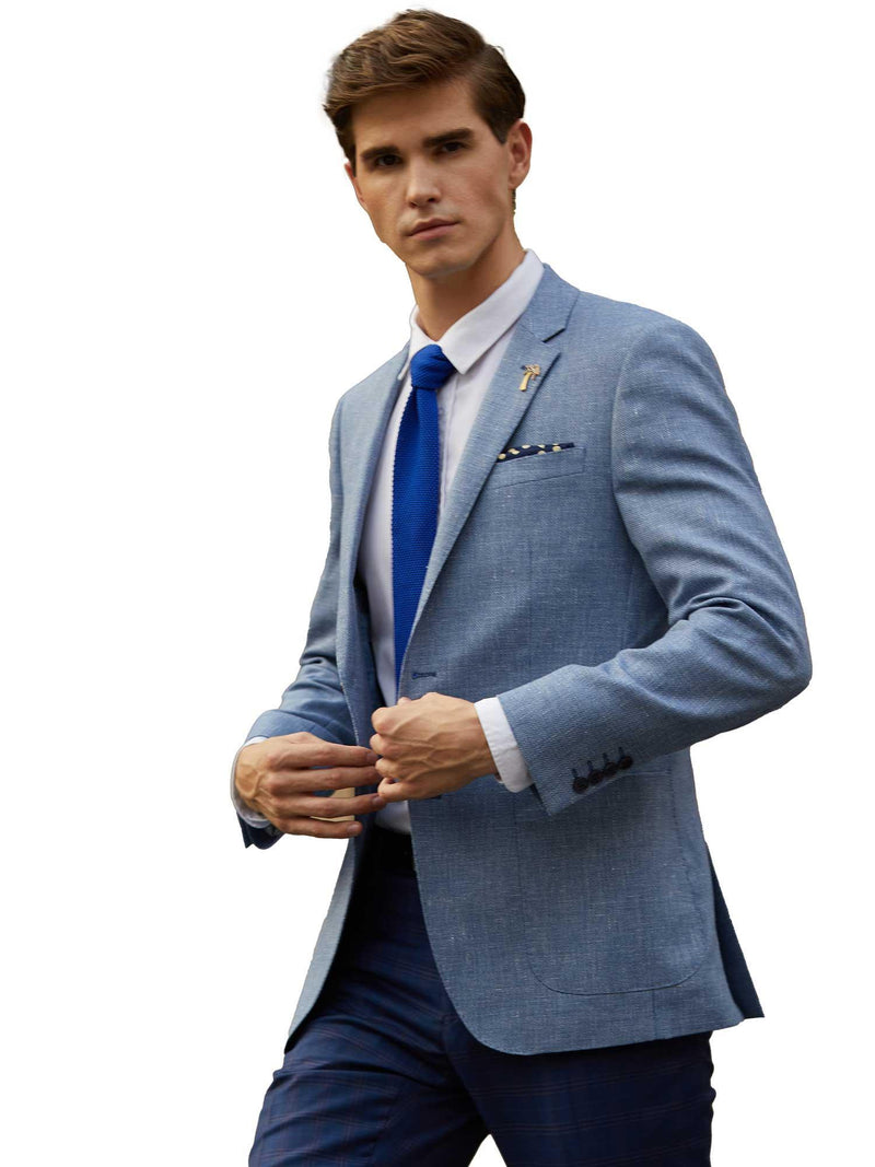 Asher JL5 - Savile Row - Sky - Harrys for Menswear