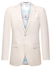 Abram Ecru - SL1 - Linen Jacket - Harrys for Menswear