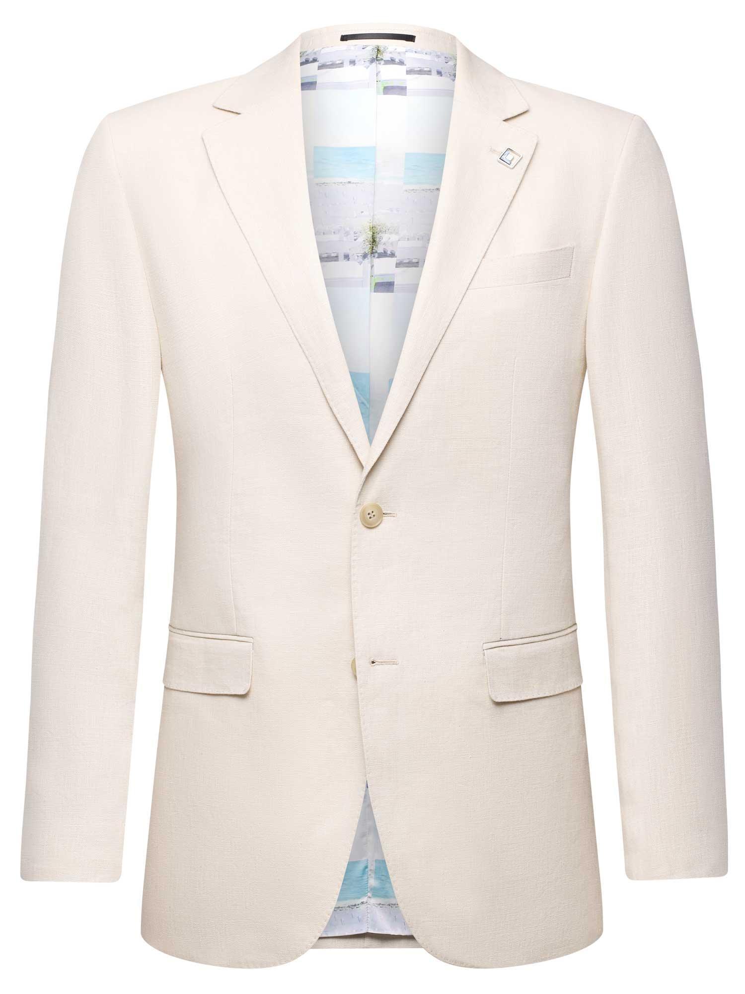 Abram Ecru - SL1 - Linen Jacket - Harrys for Menswear