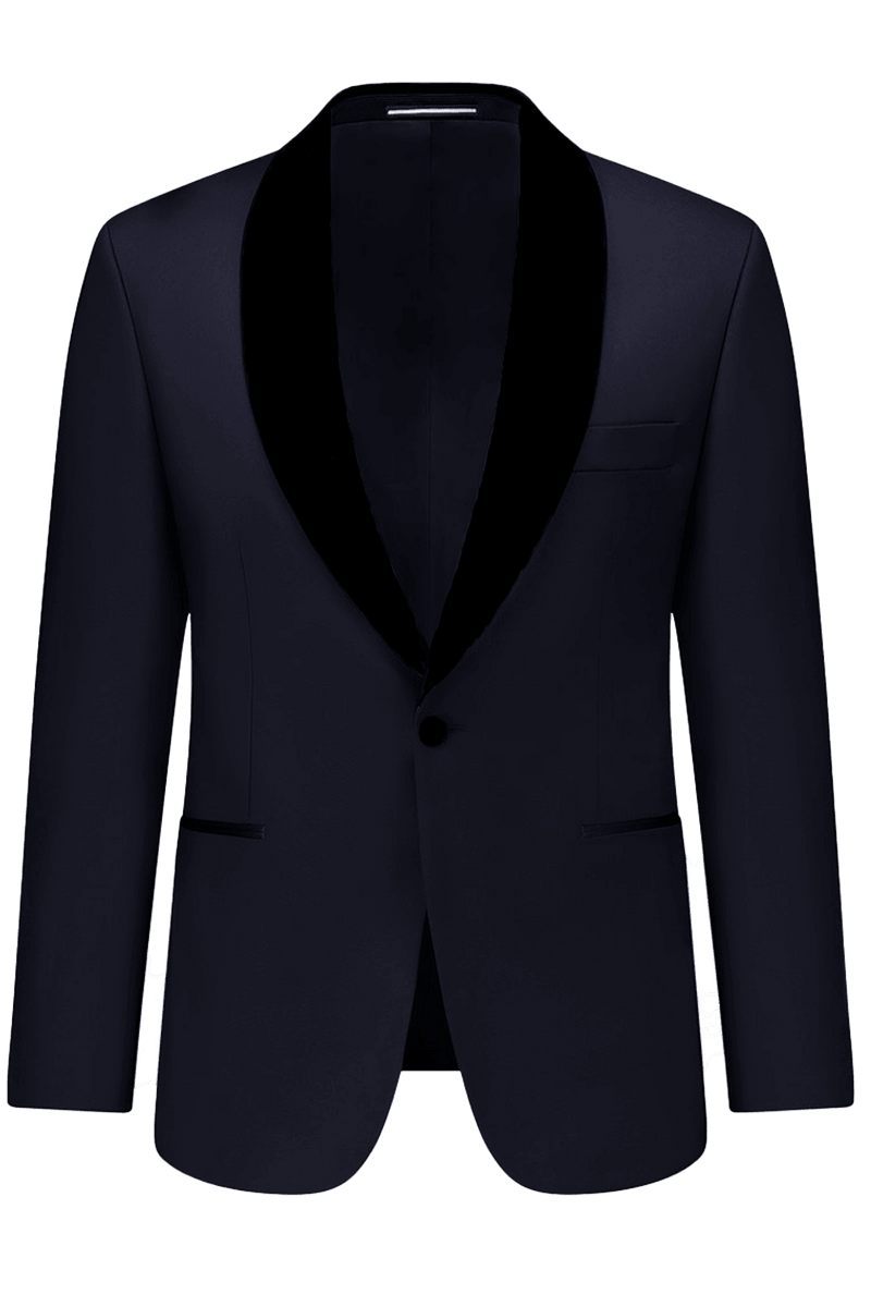 Ainslie Dinner Jacket Shawl Collar - Navy - Harrys for Menswear