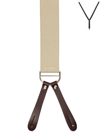 Braces Y Back - Leather - Harrys for Menswear