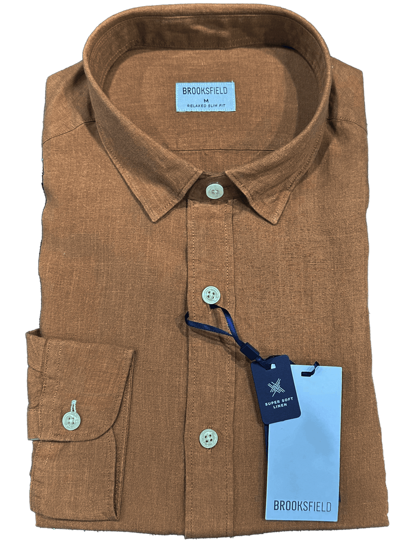 BFS1042 - Casual Linen Blend Shirt L/S - Harrys for Menswear