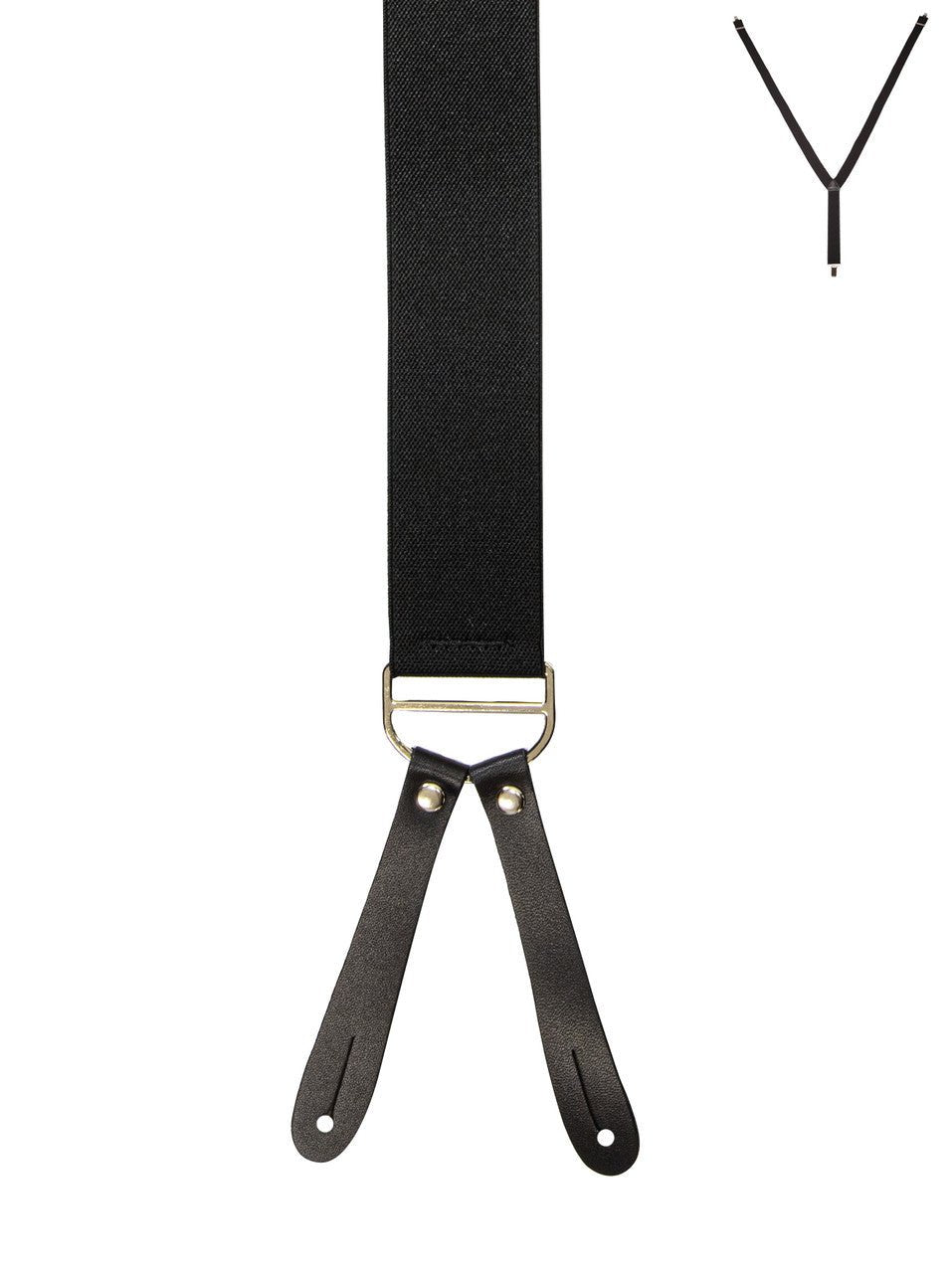 Braces Y Back - Leather - Harrys for Menswear