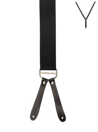 Braces Y Back - Leather - Harrys for Menswear
