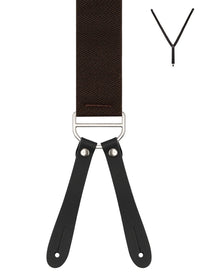 Braces Y Back - Leather - Harrys for Menswear