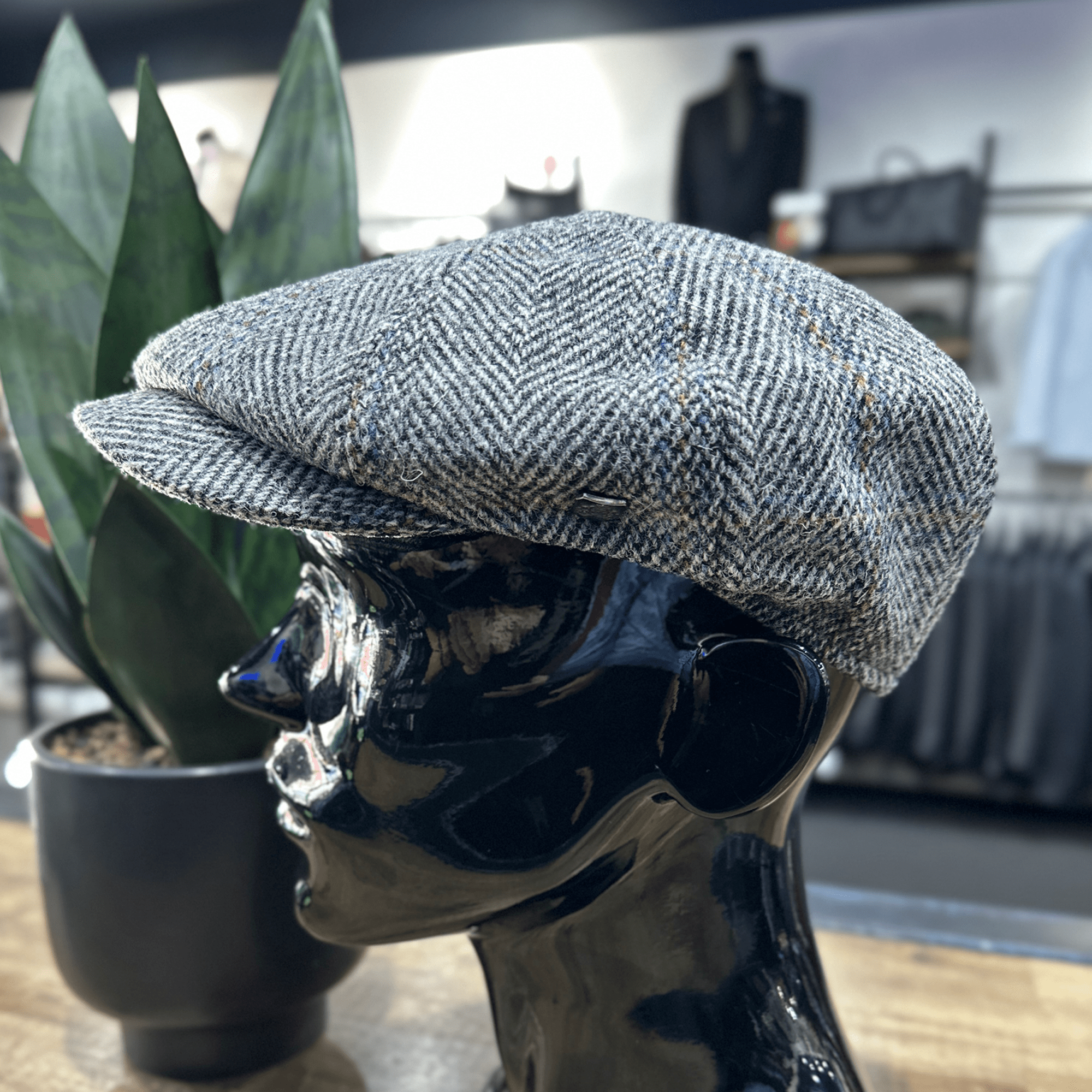 Carloway Harris Tweed Cap - Harrys for Menswear