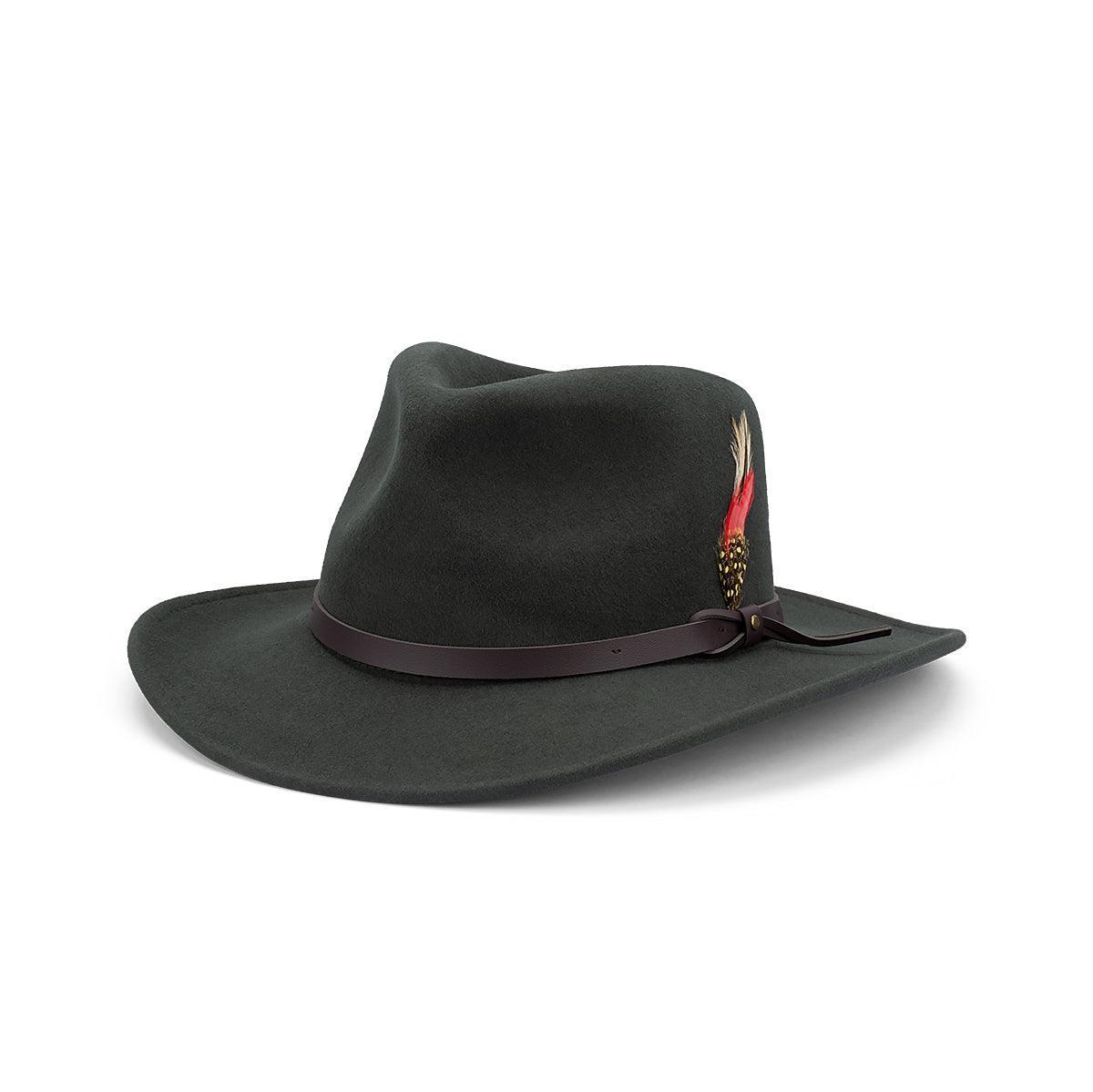 Ziggy - CRUSHABLE WATER REPELLENT AUSTRALIAN WOOL FELT OUTBACK - Harrys for Menswear