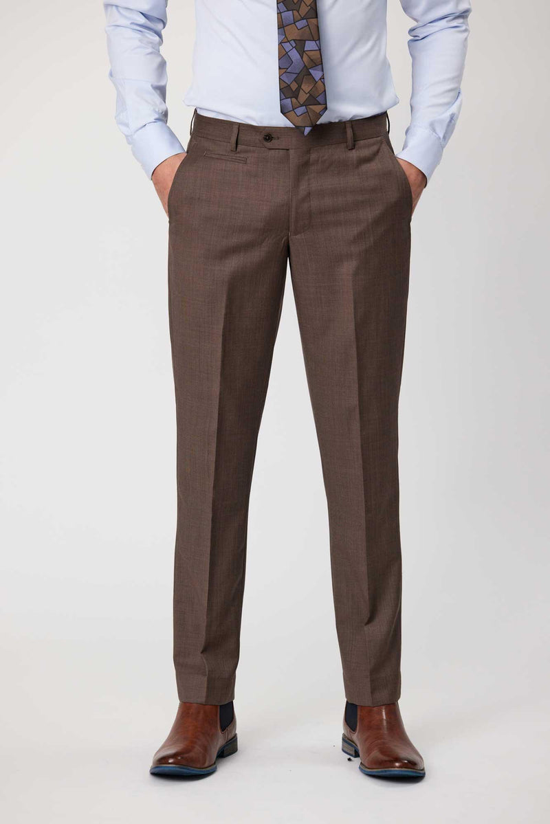 C8 - Latte - Jesse Slim Fit Trouser - Harrys for Menswear