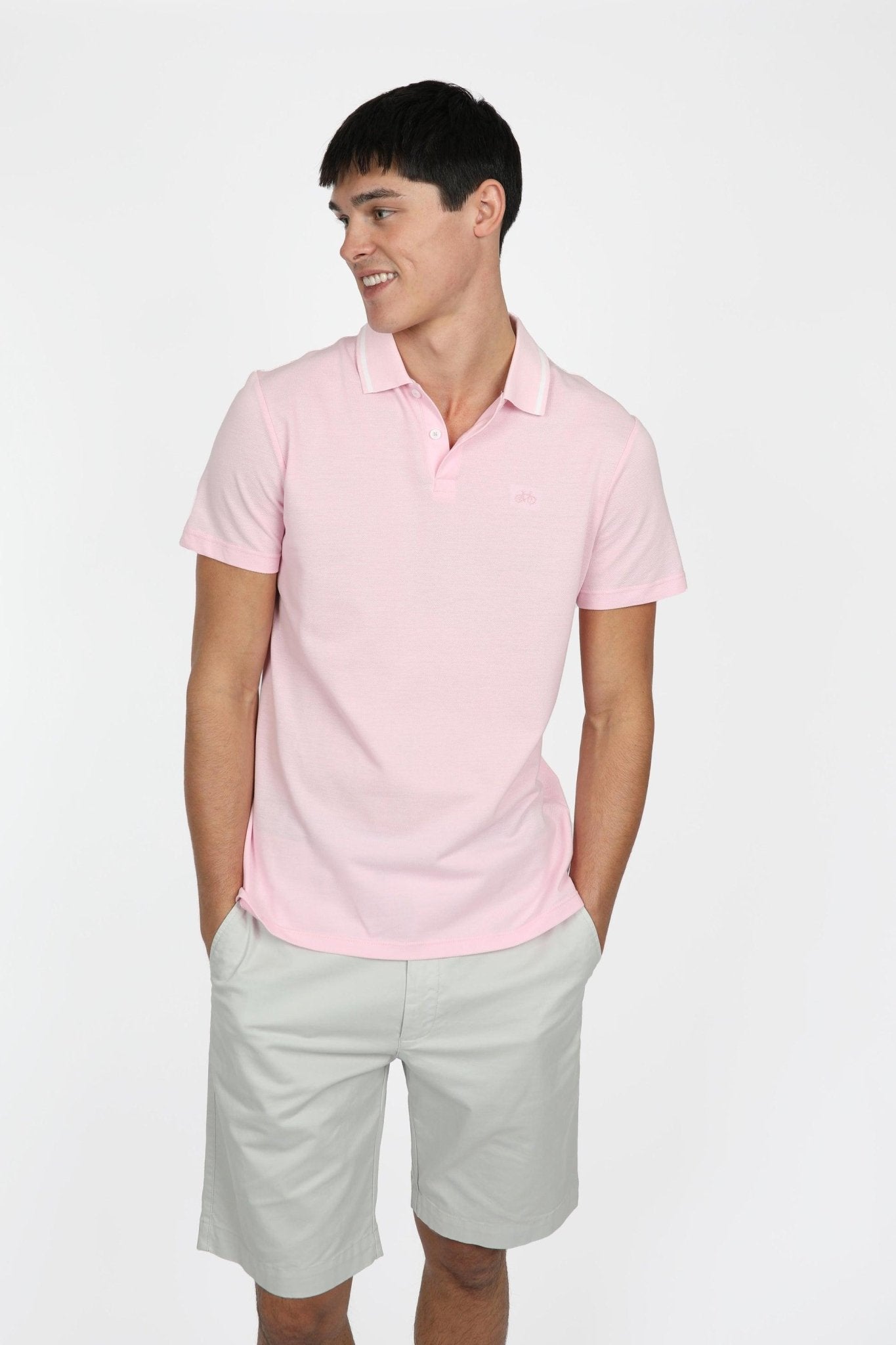 JHK62 Button Pique Shirt - Harrys for Menswear