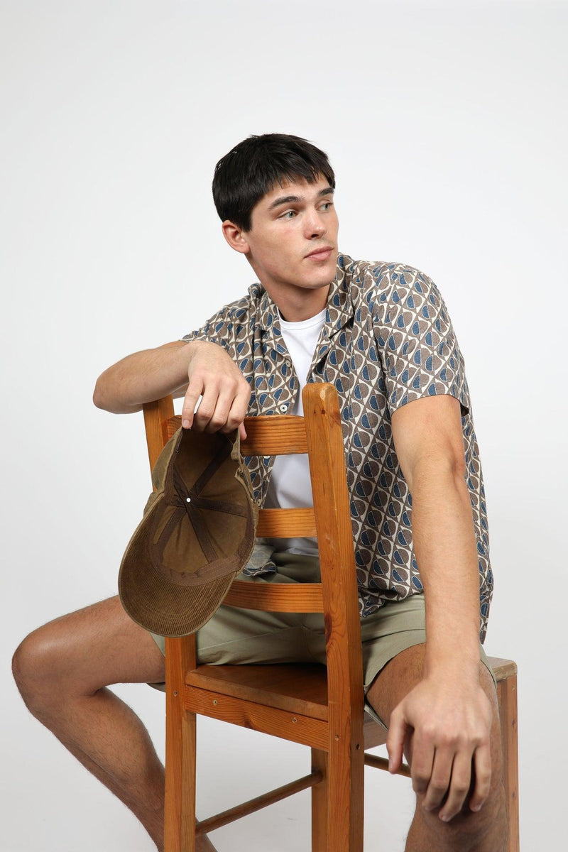 Amalfi - Cuban Collar Short Sleeve Shirt JHS570 - Harrys for Menswear
