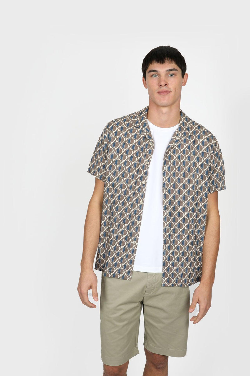 Amalfi - Cuban Collar Short Sleeve Shirt JHS570 - Harrys for Menswear