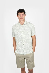 Hibiscus - Cuban Collar Short Sleeve Shirt JHS575 - Harrys for Menswear