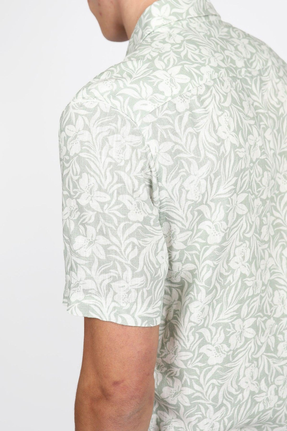 Hibiscus - Cuban Collar Short Sleeve Shirt JHS575 - Harrys for Menswear
