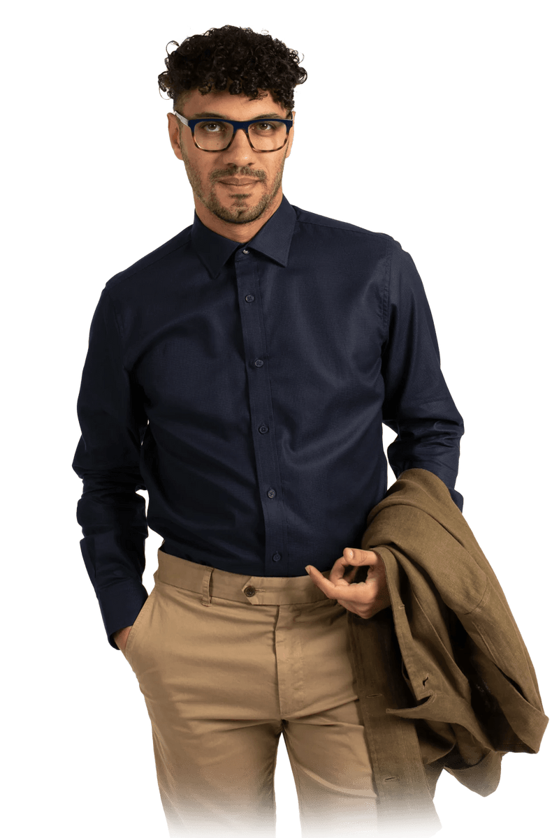 Waffle Shirt L/S JHS471 - Harrys for Menswear