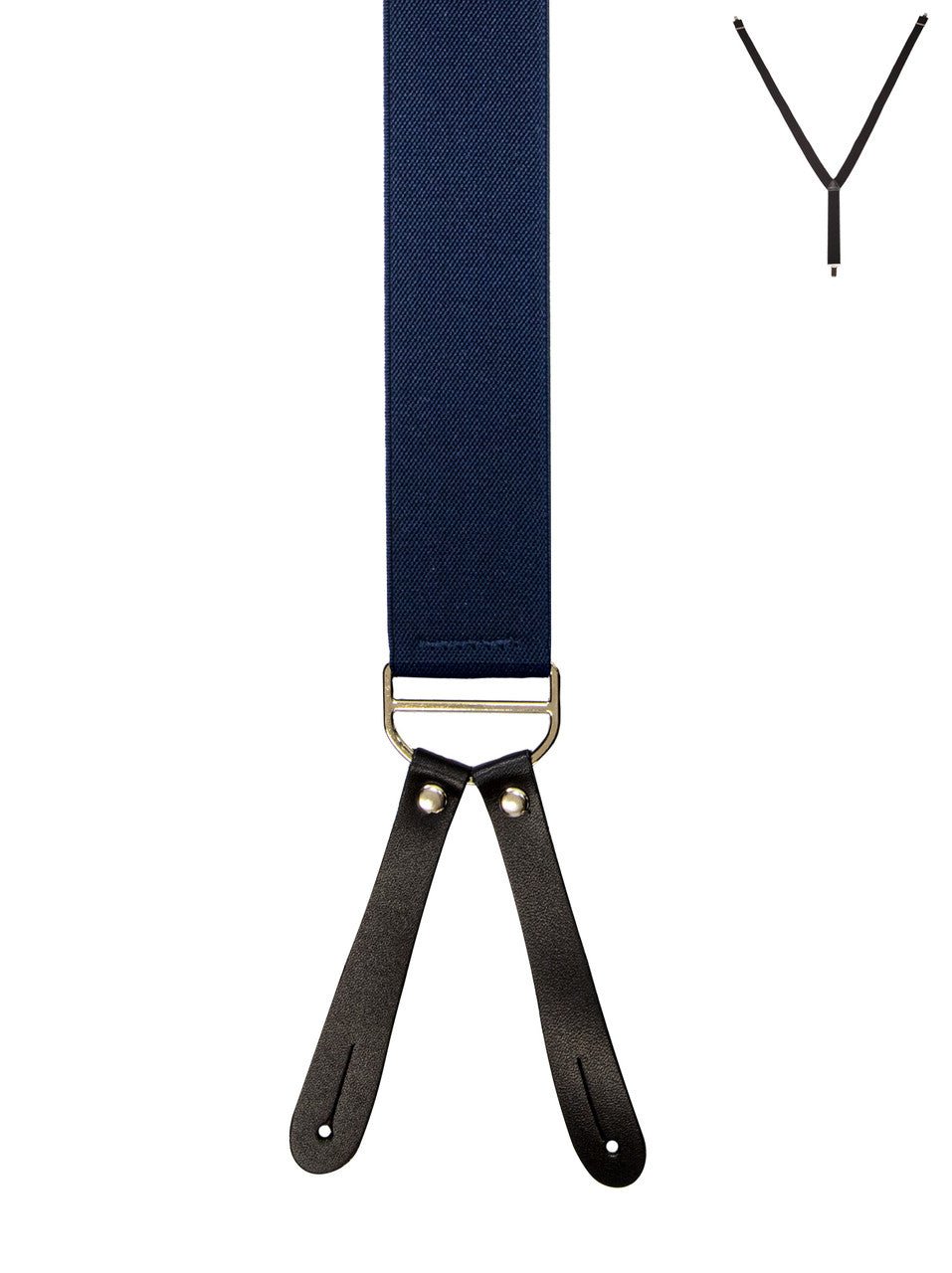 Braces Y Back - Leather - Harrys for Menswear