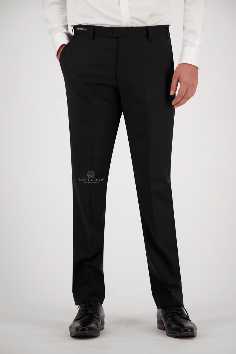 D9 - Black Noah Comfort - fit Trouser - Harrys for Menswear