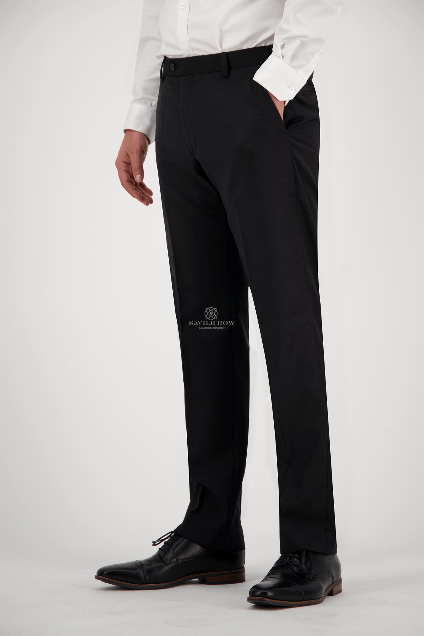 D9 - Black Noah Comfort - fit Trouser - Harrys for Menswear