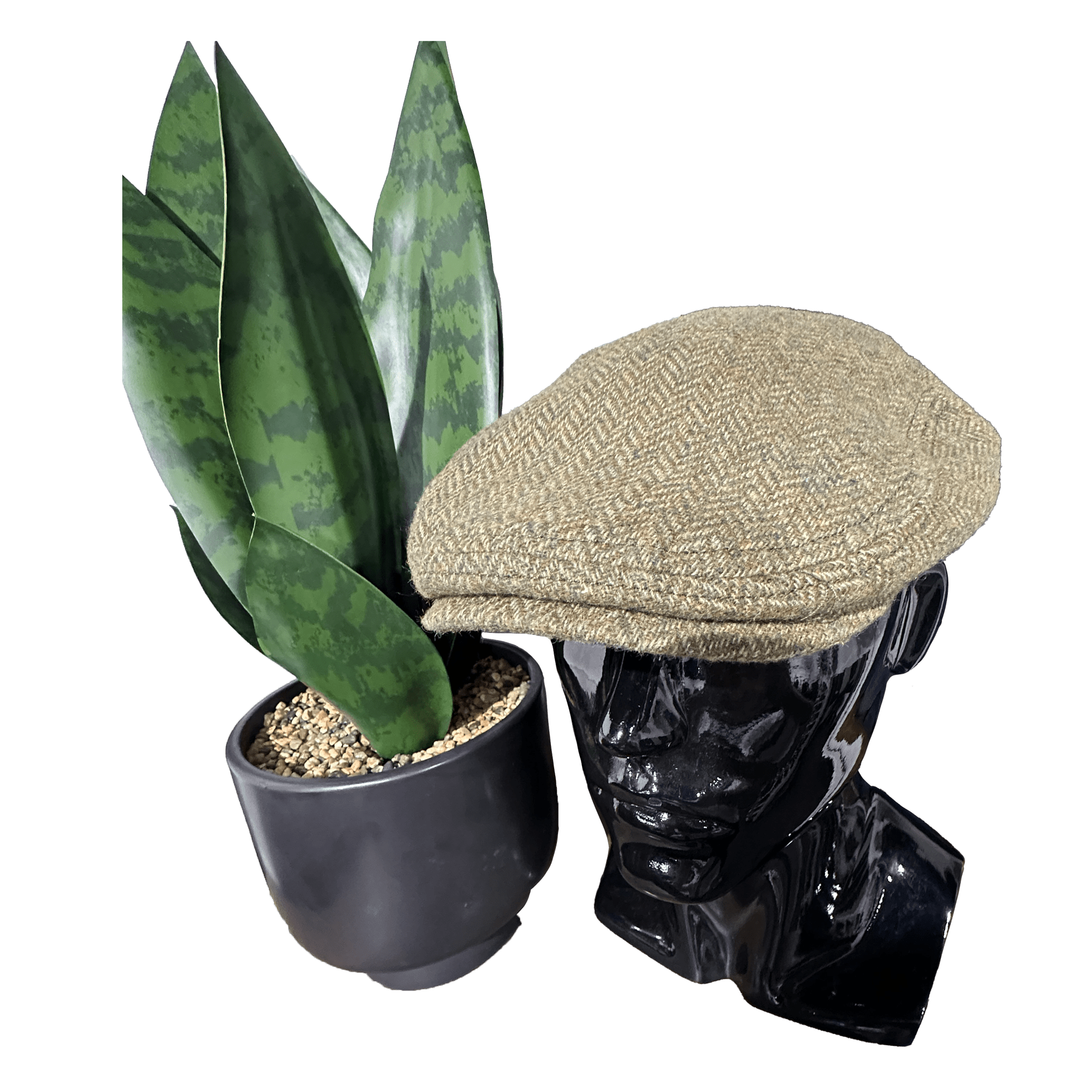 Owen Wool Blend Herringbone Ivy Cap - Harrys for Menswear