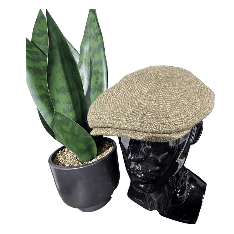 Owen Wool Blend Herringbone Ivy Cap - Harrys for Menswear