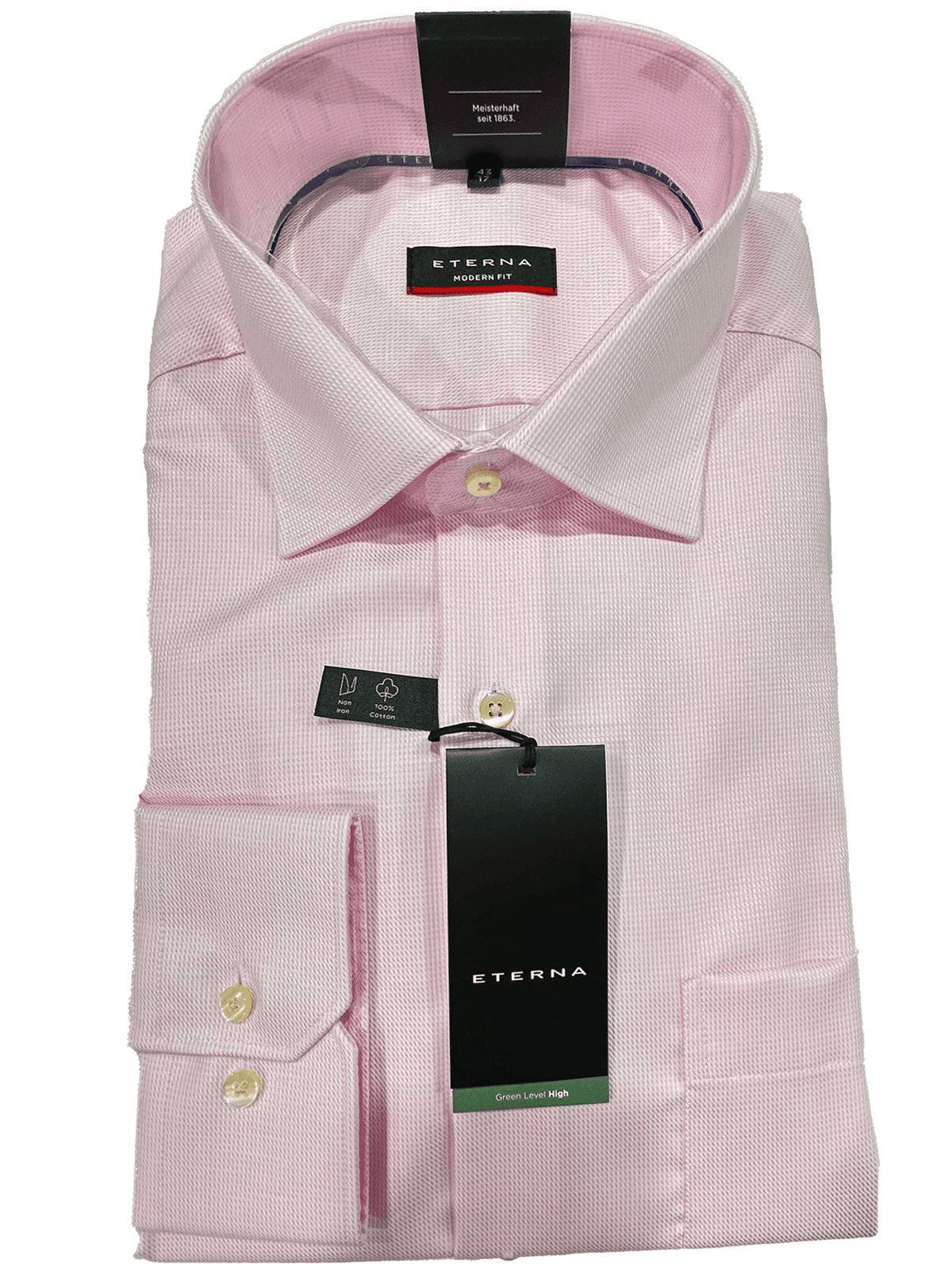 3116/50 Pink L/S Shirt - Harrys for Menswear