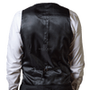 D9 - Black Saul Waist Coat - Harrys for Menswear