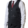 D9 - Black Saul Waist Coat - Harrys for Menswear