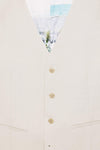 SL1 - Ecru Waistcoat - Harrys for Menswear