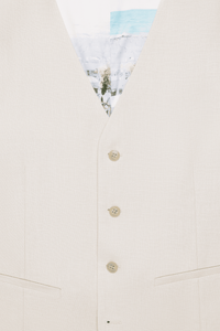 SL1 - Ecru Waistcoat - Harrys for Menswear