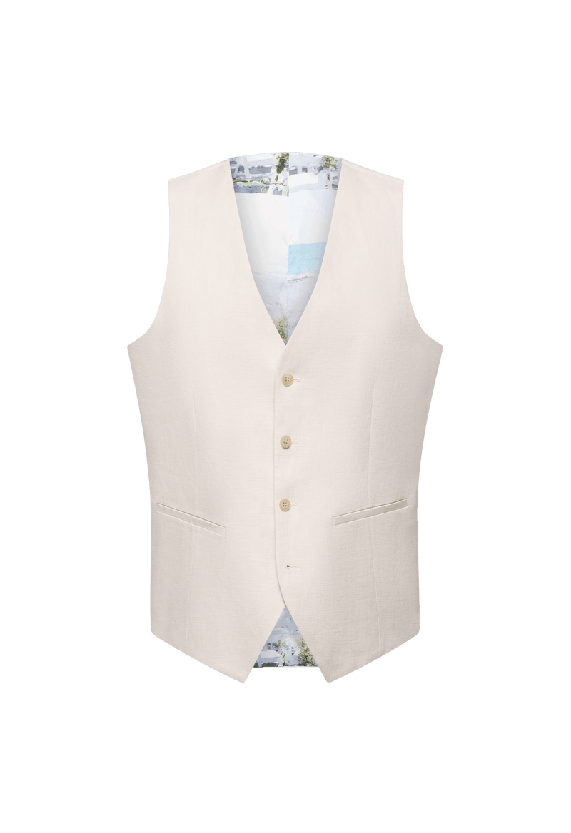 SL1 - Ecru Waistcoat - Harrys for Menswear