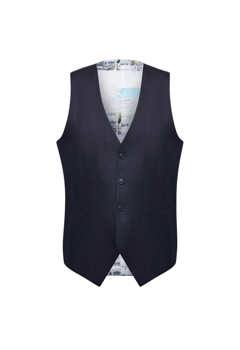 SL7 - Navy Waistcoat - Harrys for Menswear