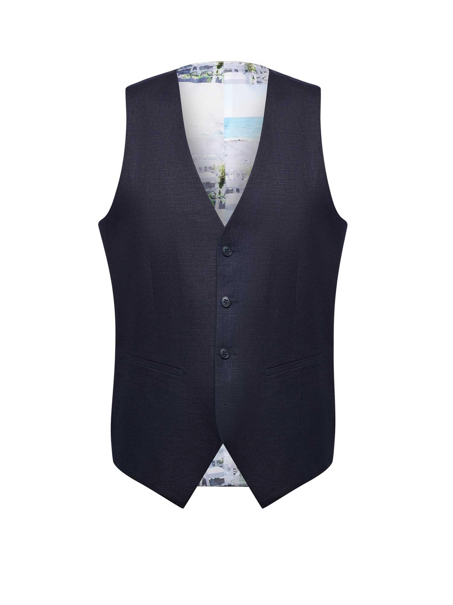 Abram Navy - SL7 - Linen Suit - Harrys for Menswear