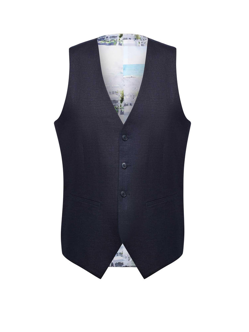 Abram Navy - SL7 - Linen Suit - Harrys for Menswear