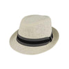 Scala Trilby Hats - SM704 - Black & Natural - Harrys for Menswear