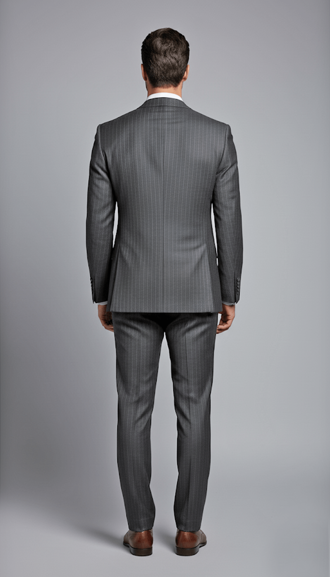 SW7 - Charcoal Abram Pin - Stripe Suit Jacket |Harrys for Menswear - Harrys for Menswear
