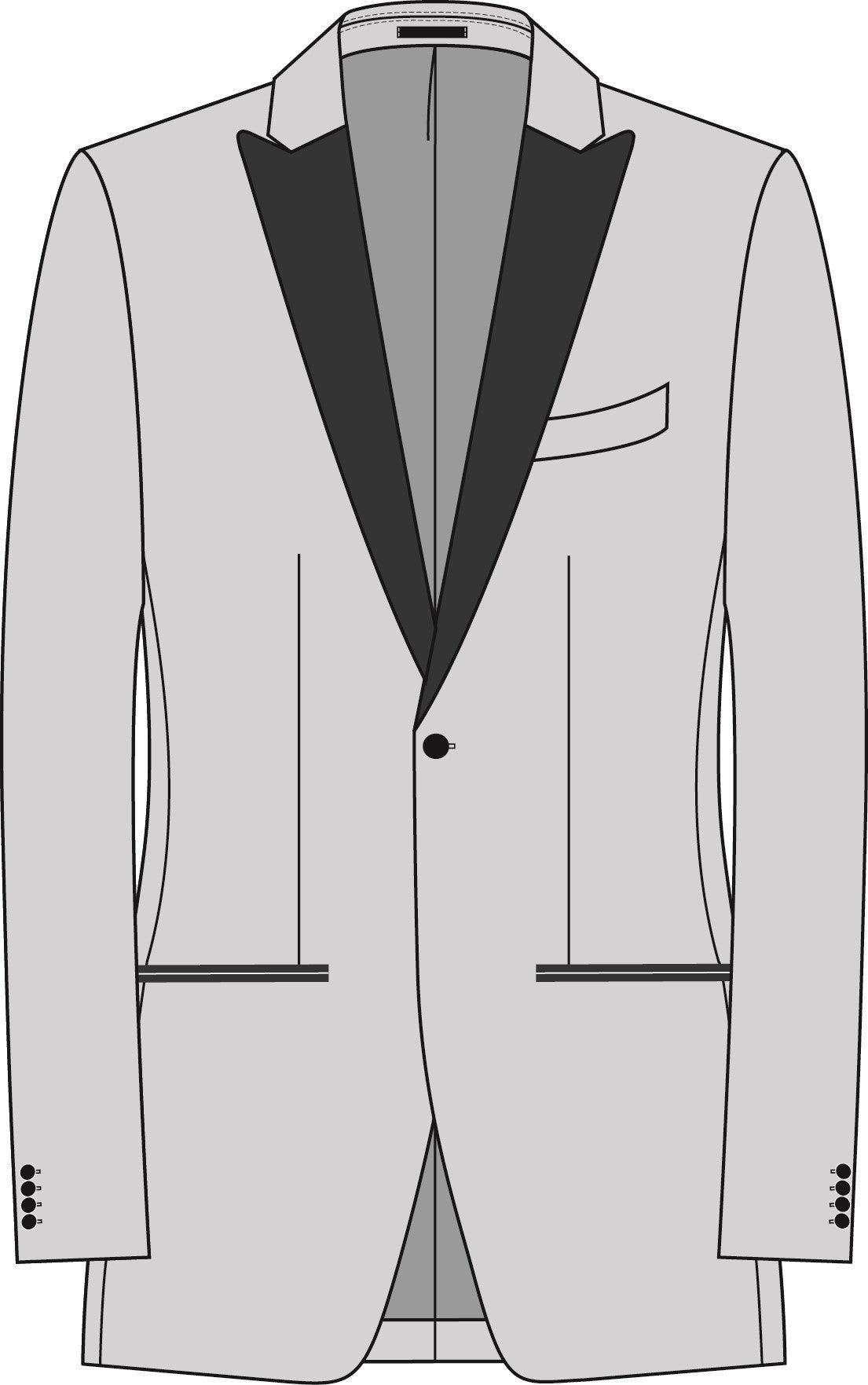 Atlas Dinner Jacket Peak Lapel - Harrys for Menswear