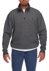 Stirling - Zip front Polo Sweat - Harrys for Menswear