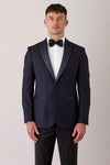 Juwan Navy Dinner Jacket - FUQ560 - Harrys for Menswear