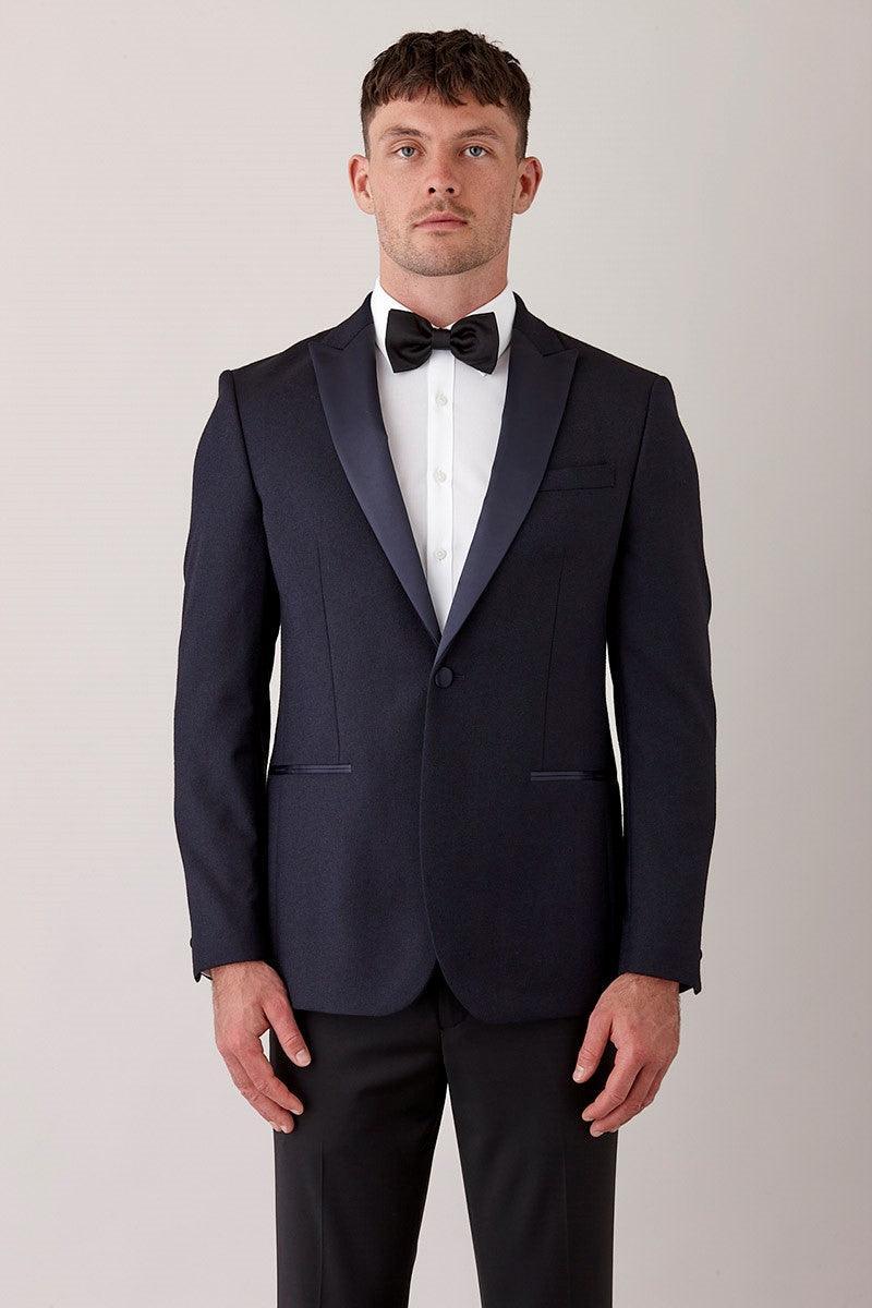 Juwan Navy Dinner Jacket - FUQ560 - Harrys for Menswear