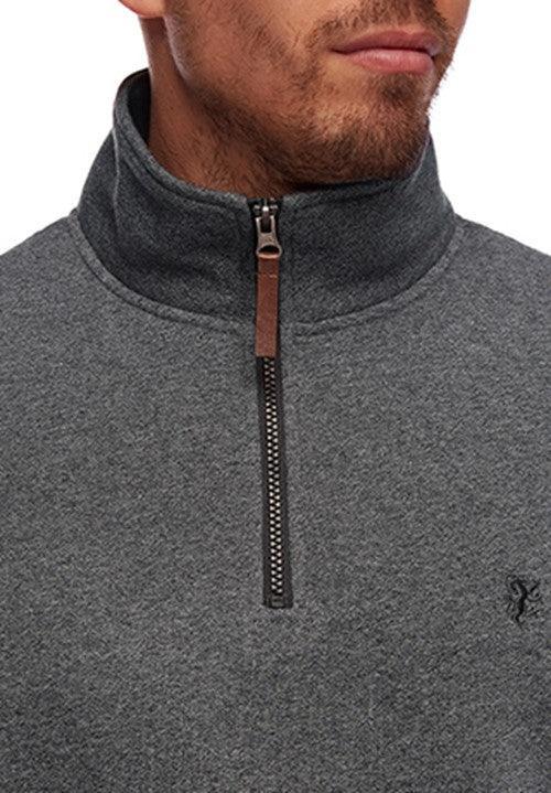 Stirling - Zip front Polo Sweat - Harrys for Menswear