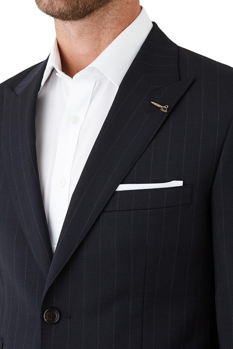 Convoy 2 Piece Pinstripe Suit by Joe Black - Harrys for Menswear