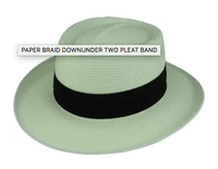 21575 - Paper Braid Downunder Two Pleat Band - Harrys for Menswear