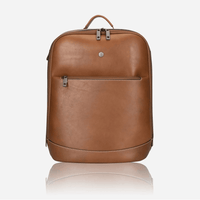 Montana Leather Laptop Backpack - 7005MOCLG - Harrys for Menswear
